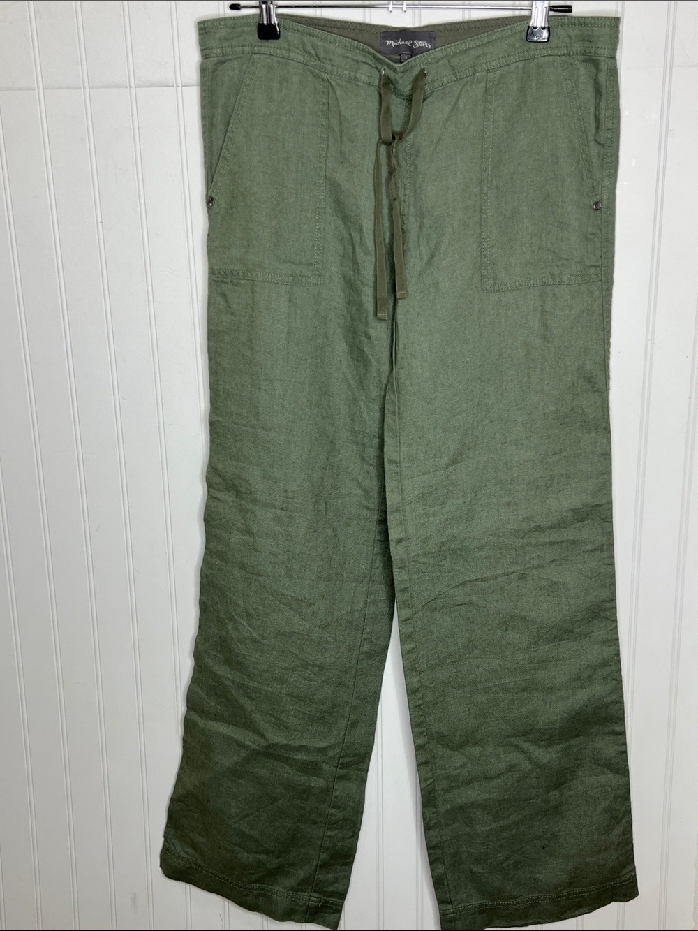 Michael Stars Drawstring Linen Pants Size Small